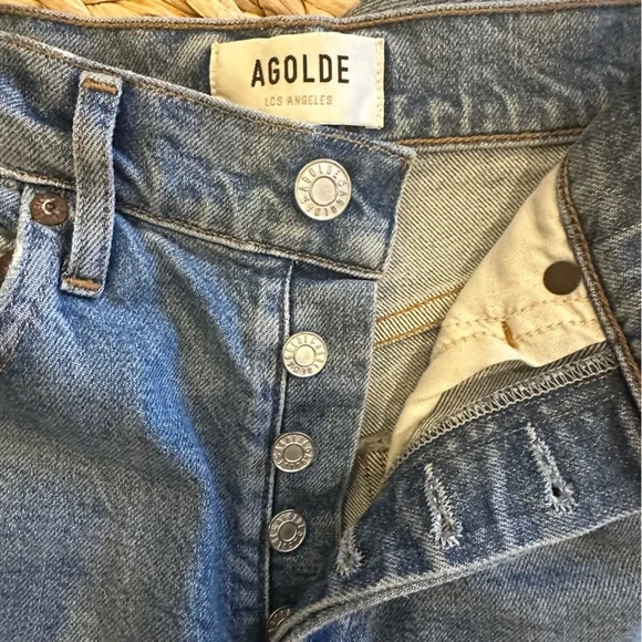AGOLDE Riley Cropped Jeans - Picture 4 of 8